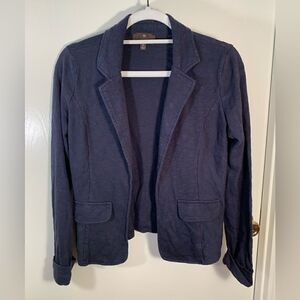 Fenn Wright Manson EUC navy blue sweatshirt blazer Size medium